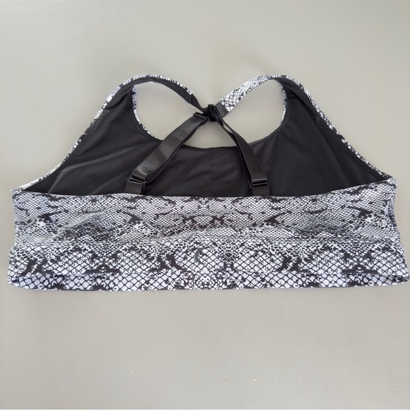 Zyia Active Light n Tight Adjustable Sports Bra Cobra Metallic Size XXL - Picture 3 of 6
